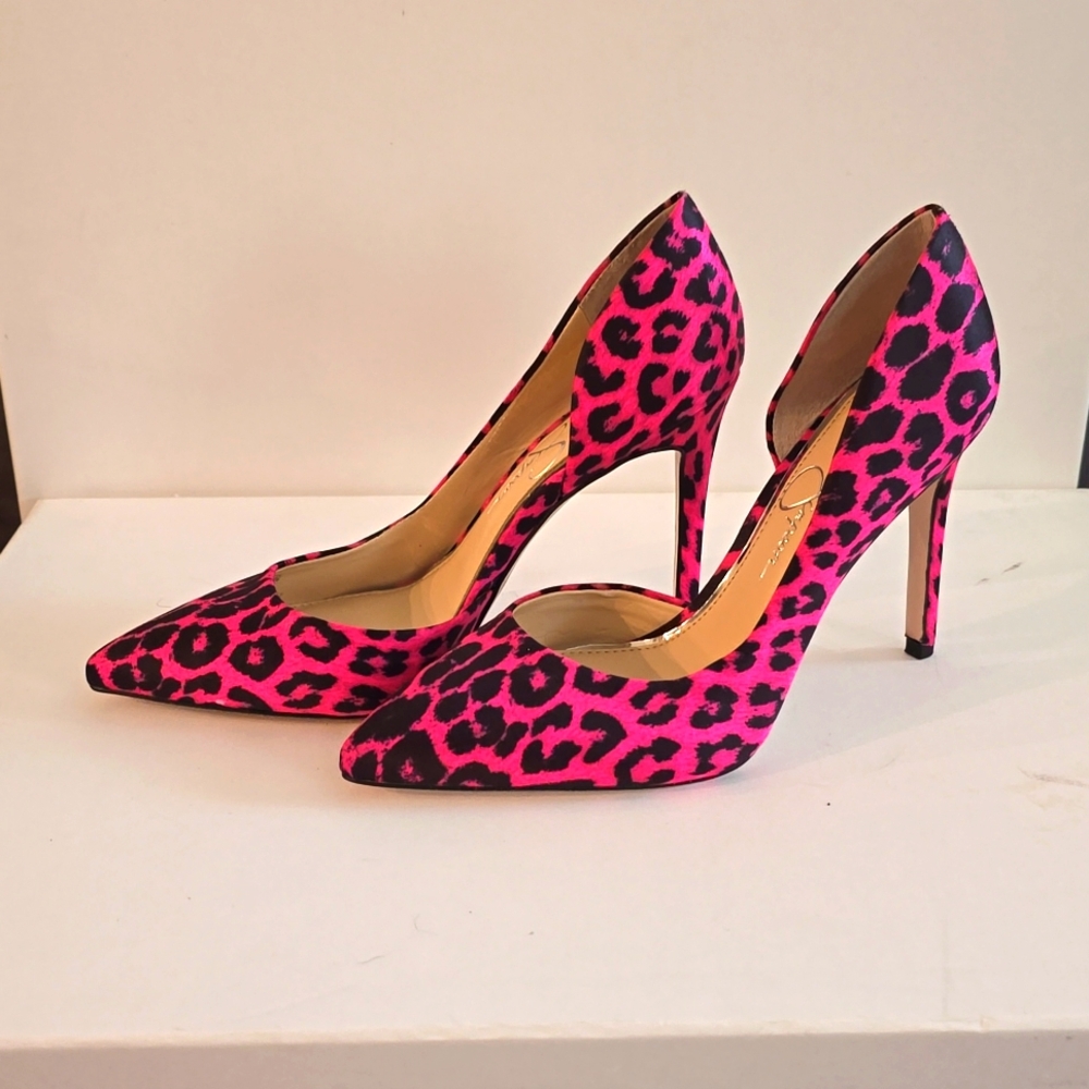 Jessica Simpson Pheona Leopard Heel NWOT